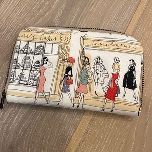 Parisian chic Lala zipper pouch handmade